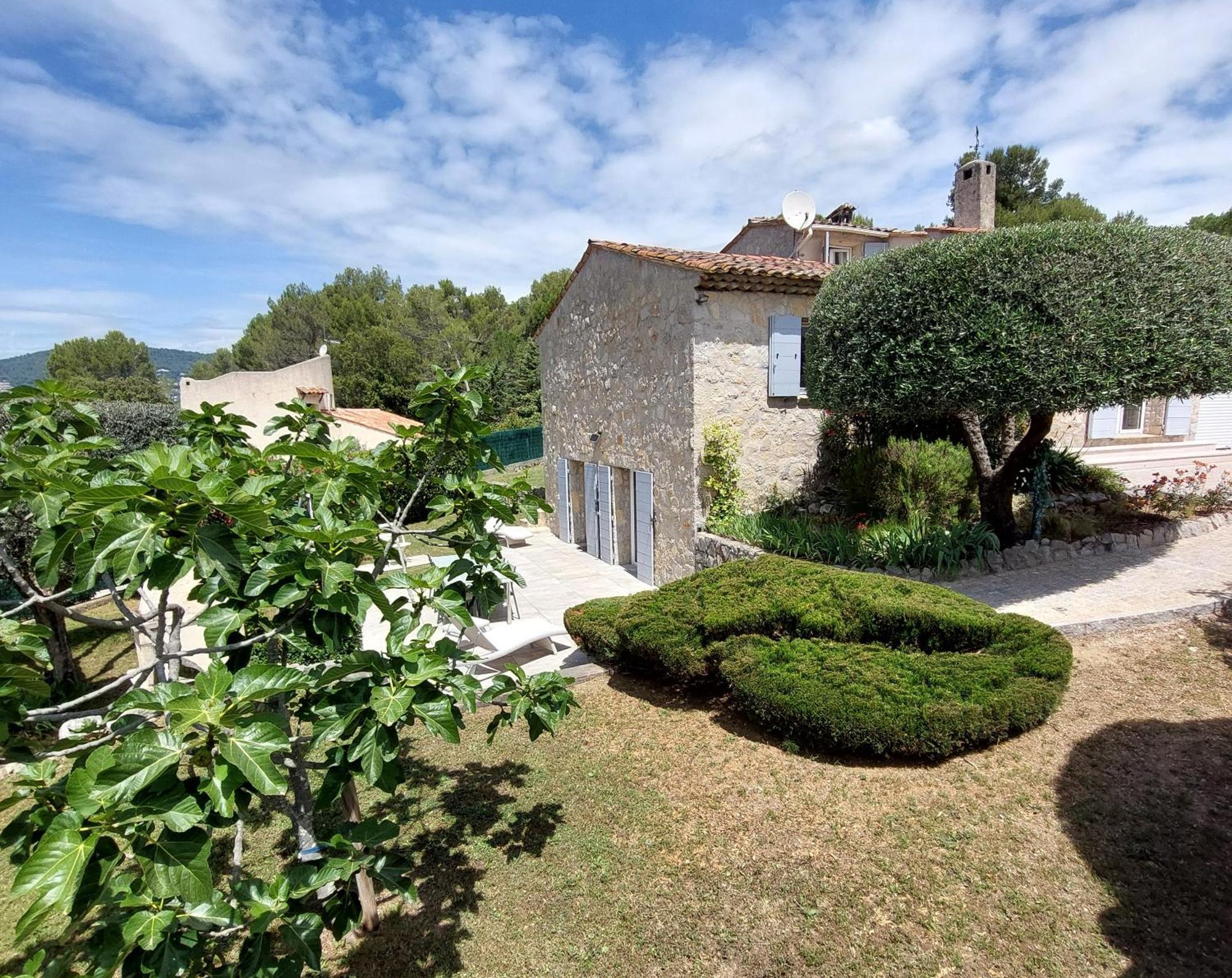 Gite Les Pins Climatise Piscine Chauffee Jardin Peymeinade Exterior photo