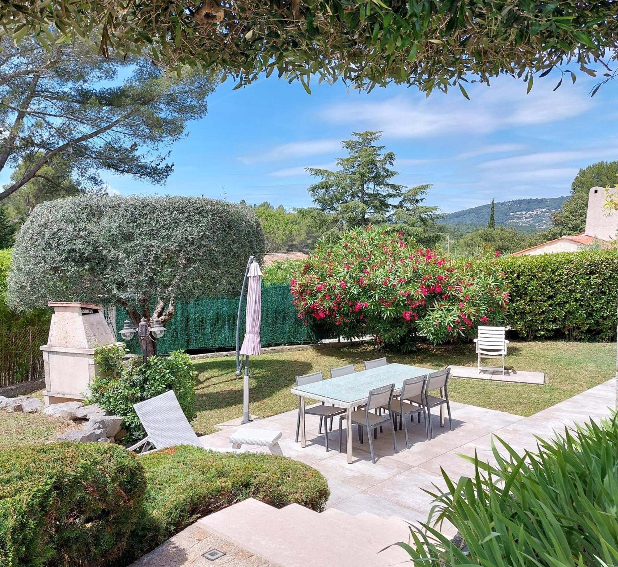 Gite Les Pins Climatise Piscine Chauffee Jardin Peymeinade Exterior photo