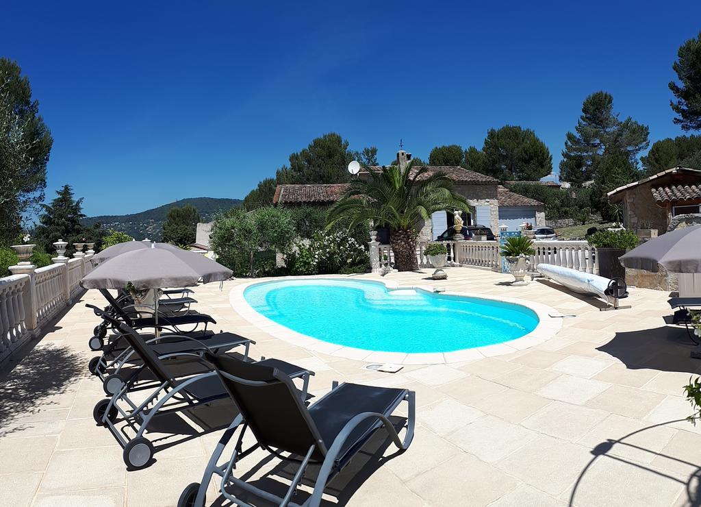 Gite Les Pins Climatise Piscine Chauffee Jardin Peymeinade Exterior photo